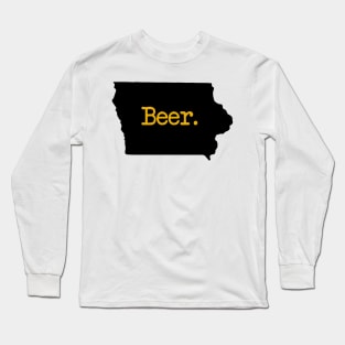 Iowa Beer IA Long Sleeve T-Shirt